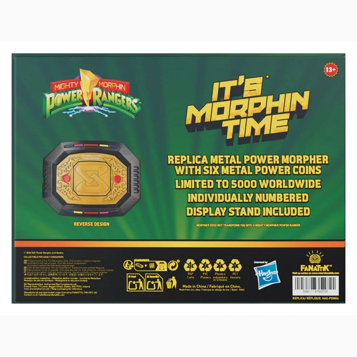 Power Rangers réplique Interchangeable Power Morpher Limited Edition 7 x 9 cm - Image 7