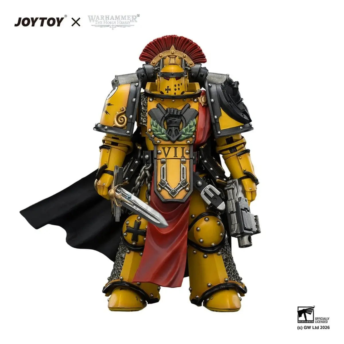 Warhammer figurine Imperial Fists Legion Praetor in Mk III Armour 13 cm - Image 1