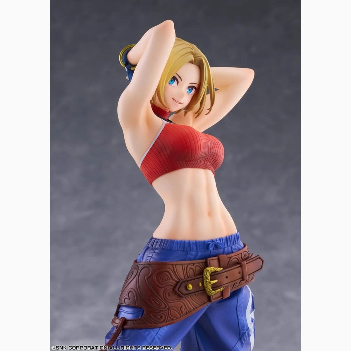 Fighting Girls Collection The King of Fighters XV figurine PVC 1/7 Blue Mary AmiAmi Limited Edition 26 cm - Image 3