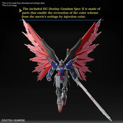 Gundam Gunpla HG 1/144 258 Destiny Gundam Spec II & Zeus Silhouette - Image 6