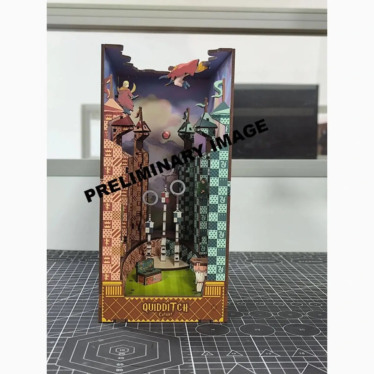 Harry Potter maquette Book Nook Tiny Adventures Terrain de Quidditch 23 cm - Image 4