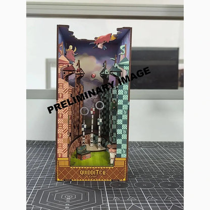 Harry Potter maquette Book Nook Tiny Adventures Terrain de Quidditch 23 cm - Image 4
