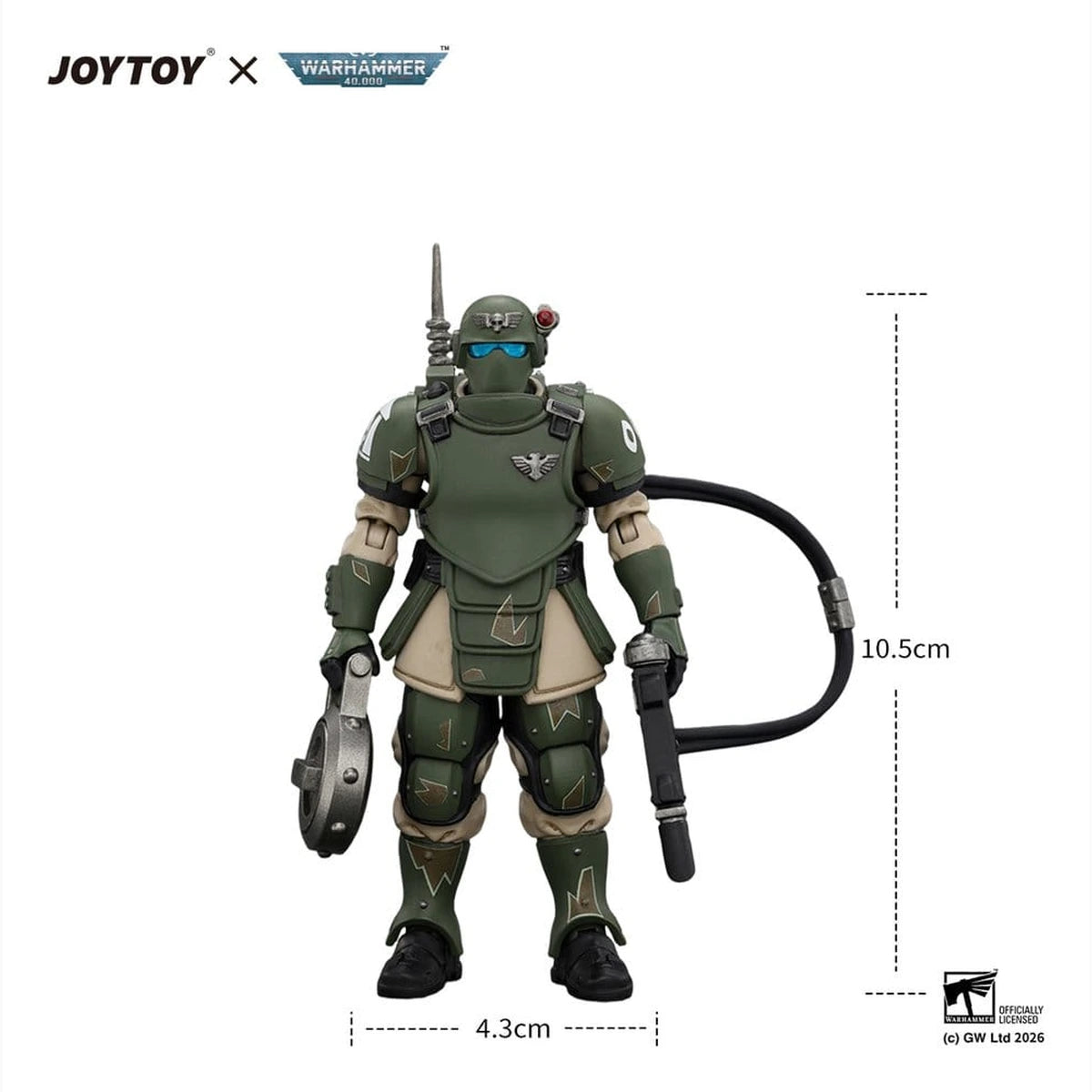 Warhammer figurine Astra Militarum Kasrkin 6 with Hot-shot Laspistol - Image 7