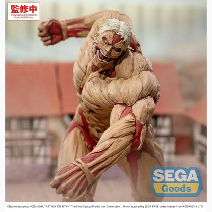 L'Attaque des Titans GigantiX figurine PVC Reiner Braun Armored Titan Ver. 25 cm - Image 5