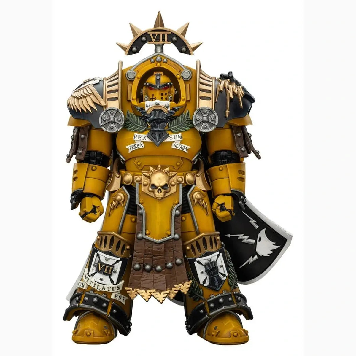 Warhammer Imperial Fists figurine Legion Praetor in Tartaros Terminator Armourwith Power Sword and Vigil Storm Shield 14 cm - Image 3