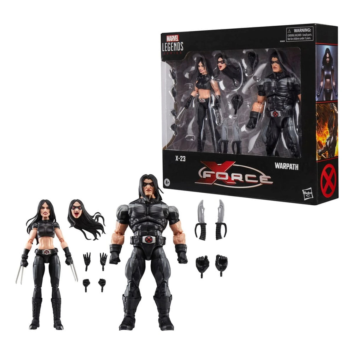 X-Force Marvel Legends pack 2 figurines X-23 & Warpath 15 cm - Image 4