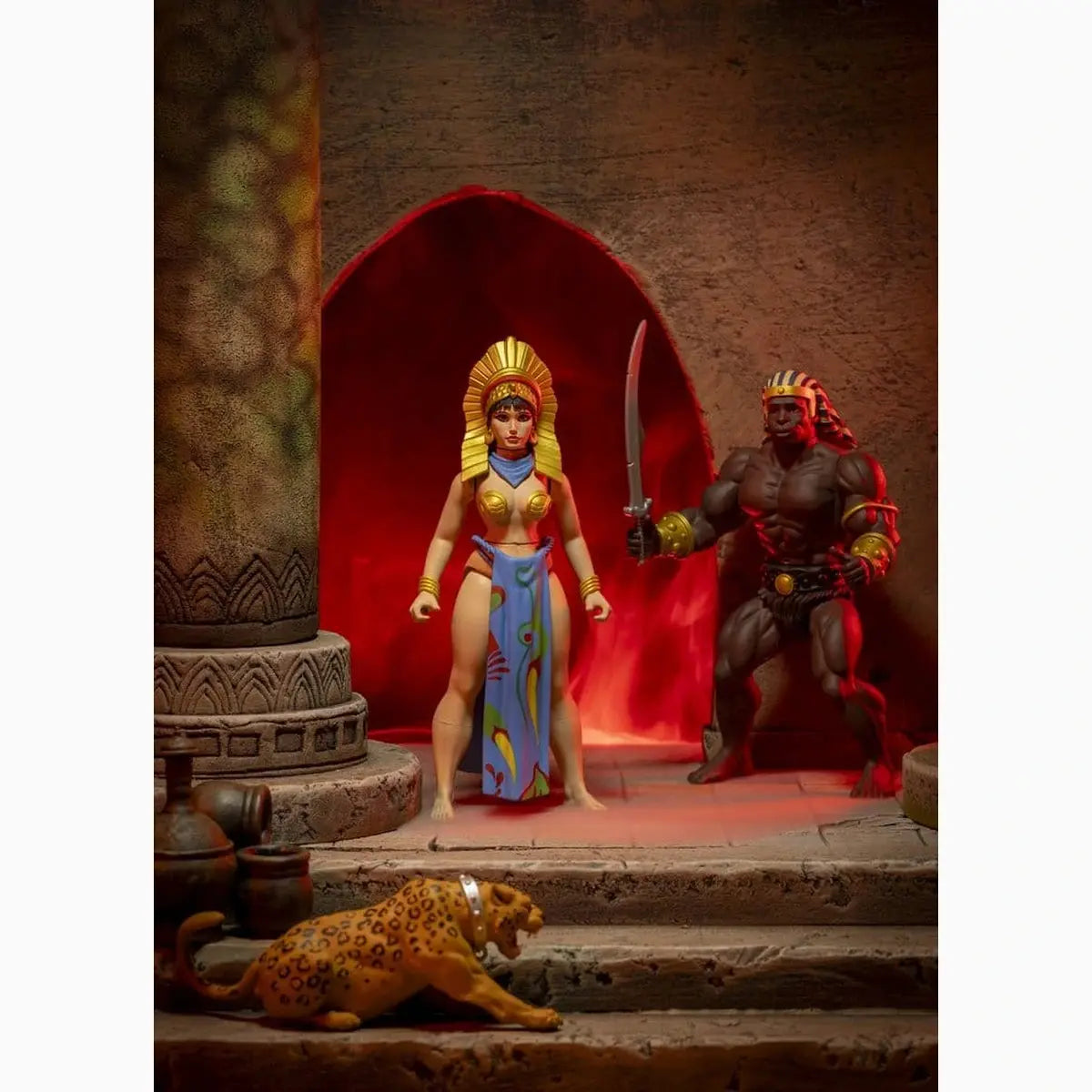 The Savage World of Frazetta Set de figurines Egyptian Queen & The Guard (Museum Edition) 14 cm - Image 3