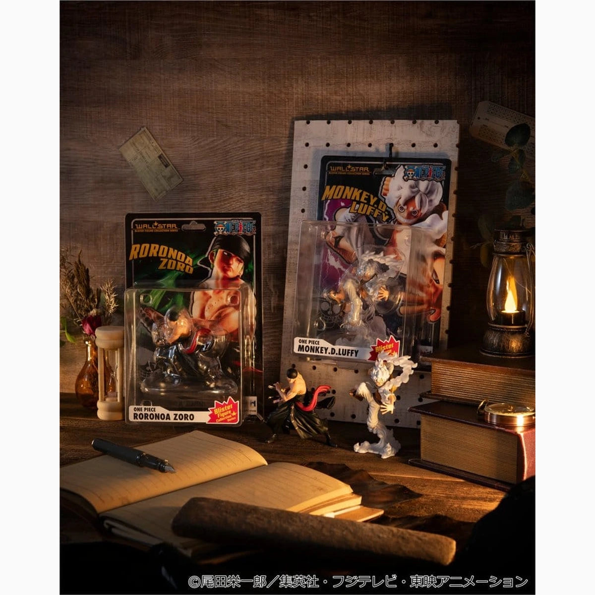 One Piece pack 2 figurines PVC Wallstar Monkey D. Luffy Gear Fifth & Roronoa Zoro (with gift) 10 cm - Image 4