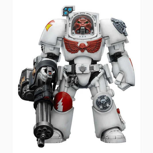 Warhammer 40,000 figurine White Scars Terminator 3 with Power Fist and Assault Cannon 14 cm - Image 1