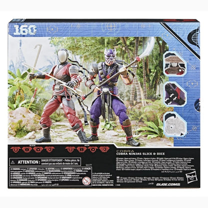 G.I. Joe Classified Series pack de 2 figurines #160 Cobra Ninjas Slice & Dice 15 cm - Image 2