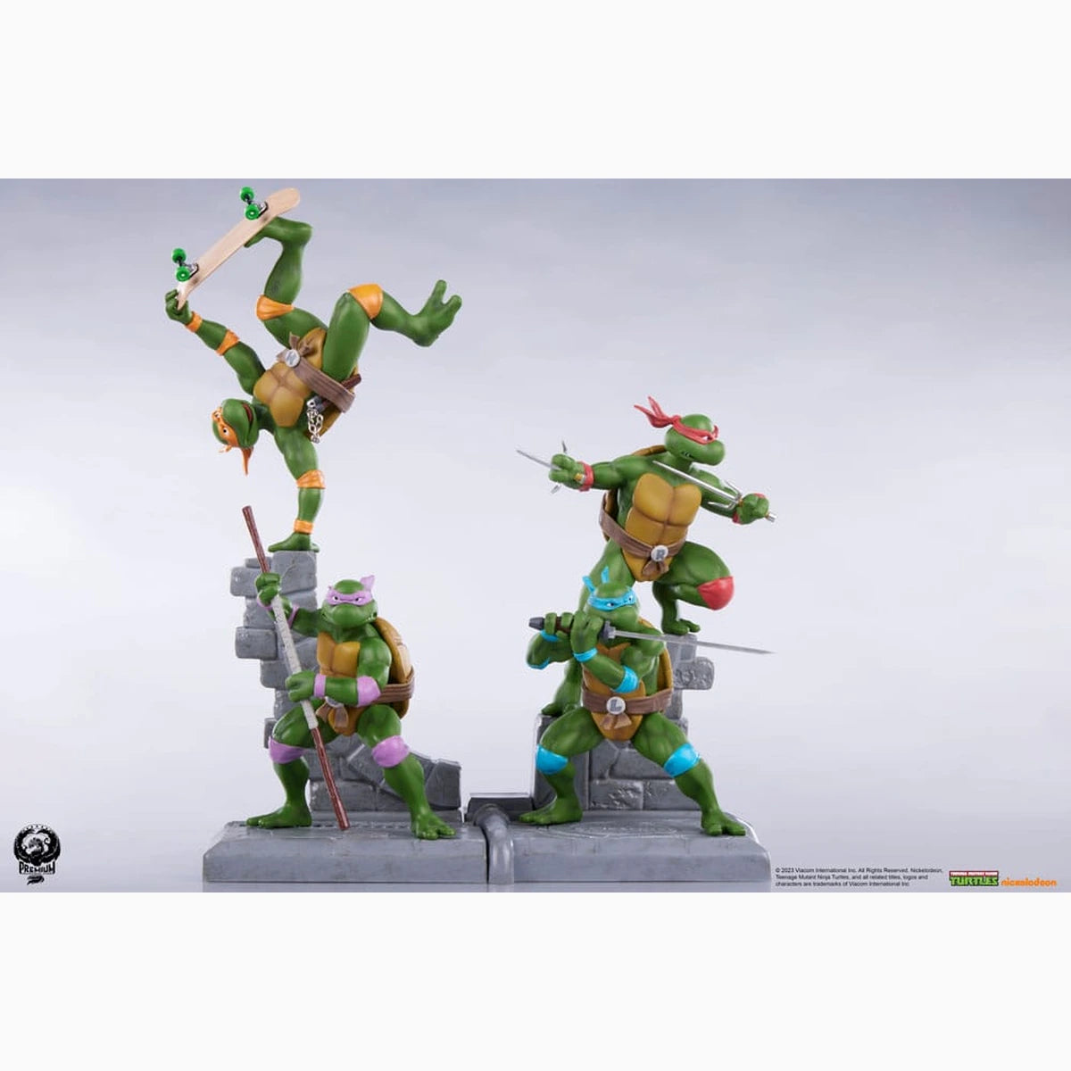 Tortues Ninja pack 4 statuette PVC Sabretooth 20 cm - Image 1