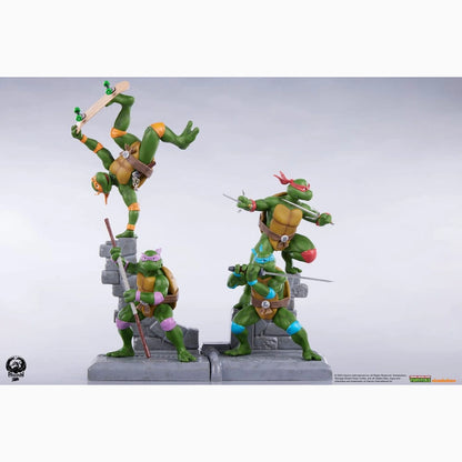 Tortues Ninja pack 4 statuette PVC Sabretooth 20 cm - Image 1