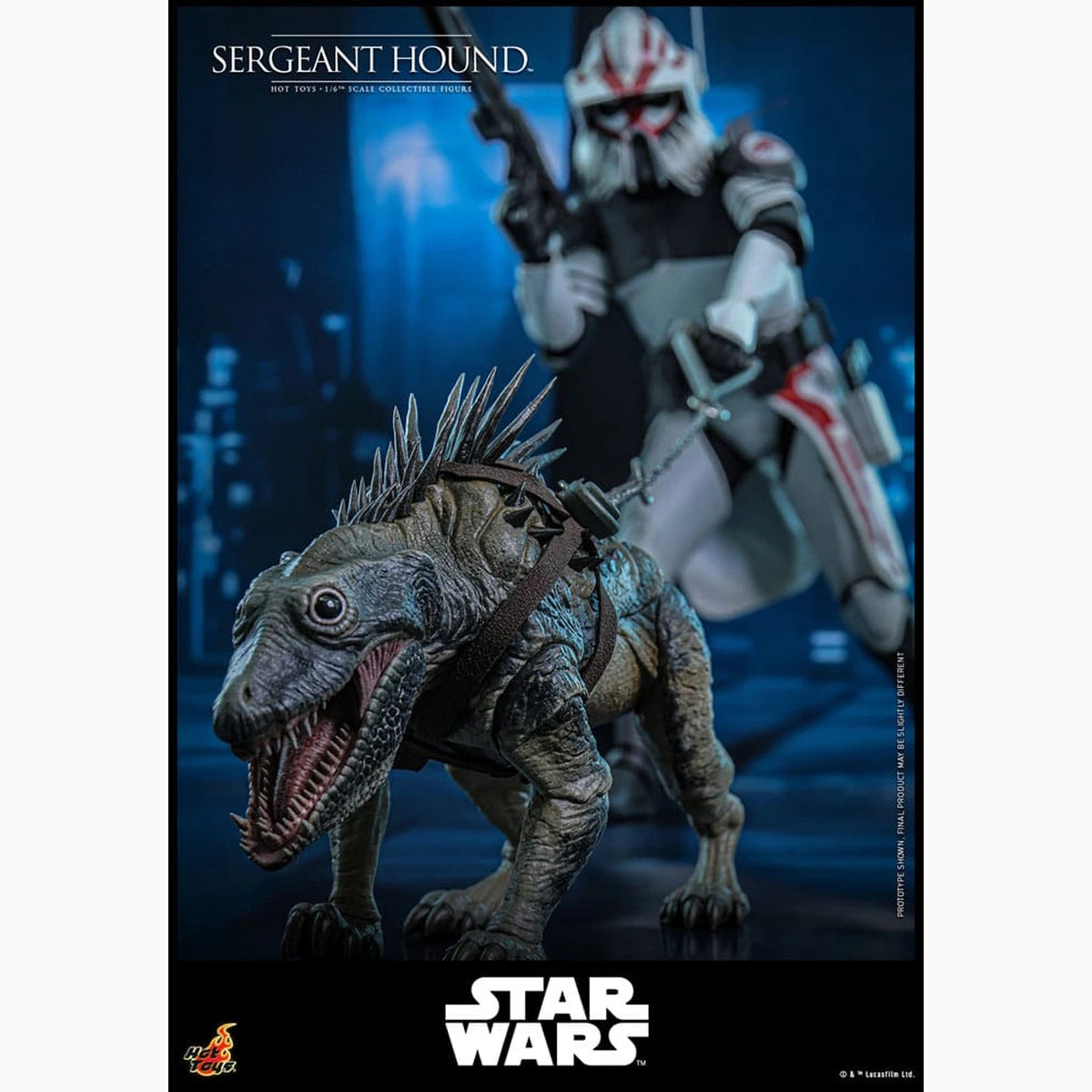 Star Wars: The Clone Wars figurine 1/6 Sergeant Hound 30 cm - Image 5