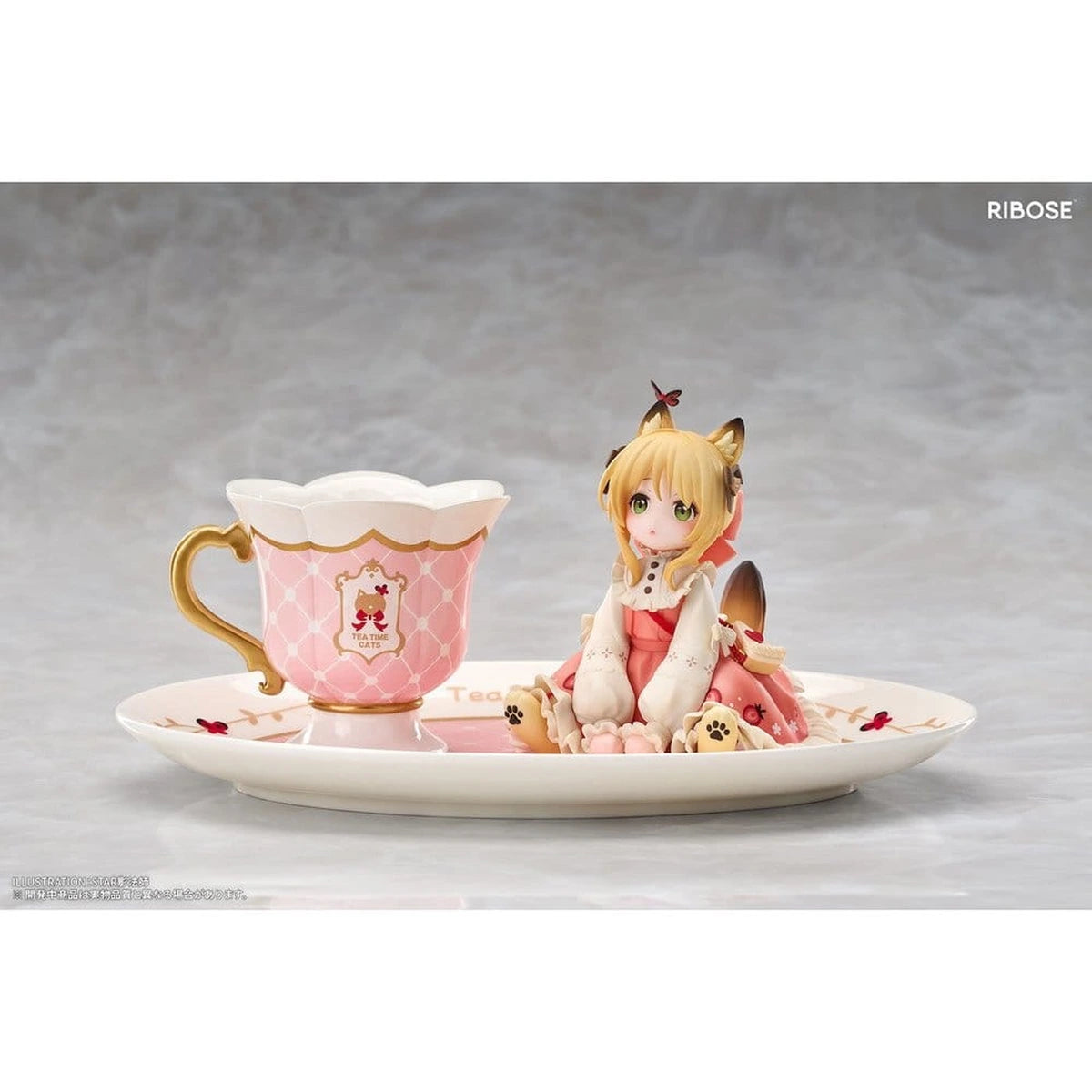 Original Character figurine PVC DLC Series Tea Time Cats Orange Cat 10 cm - Image 5