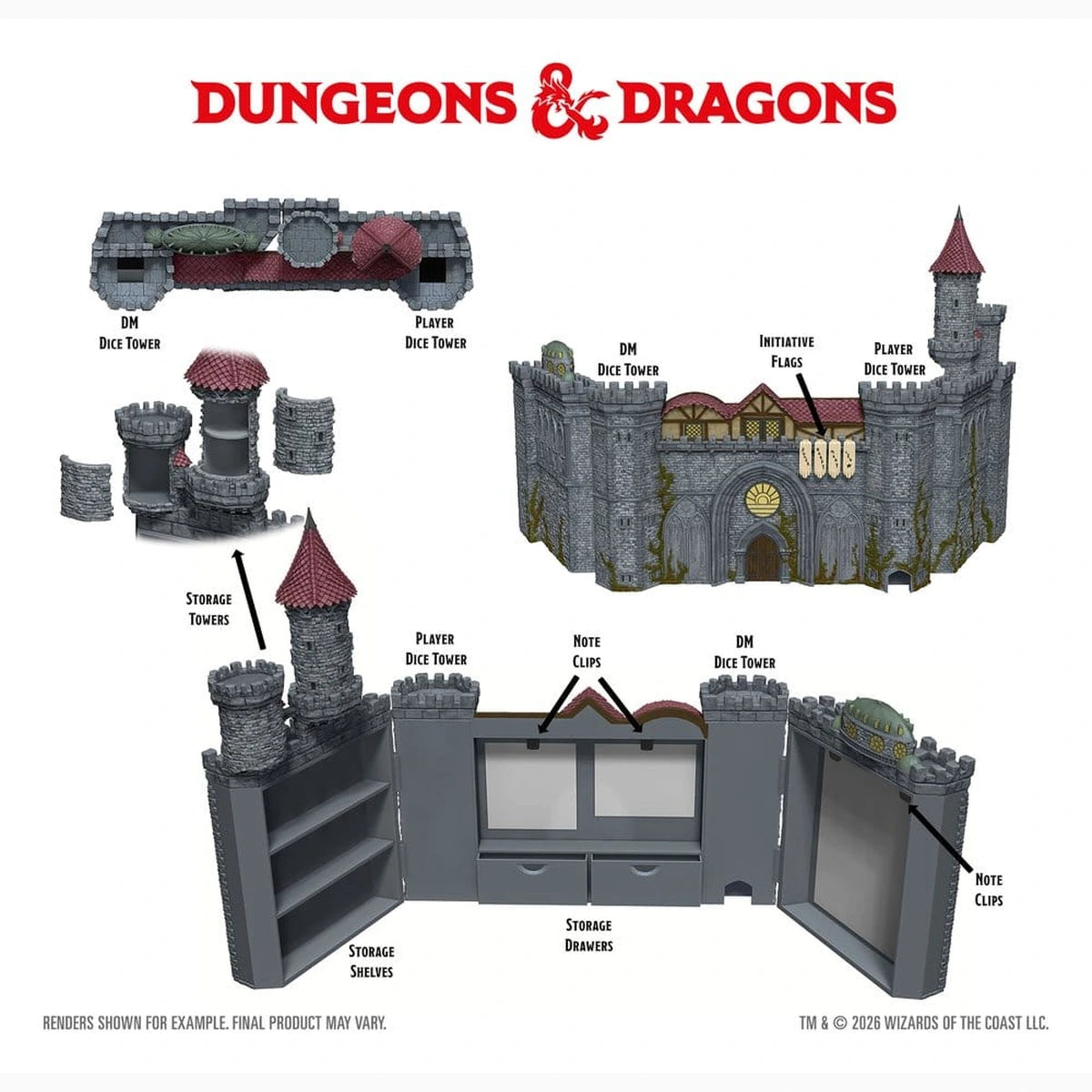 Dungeons & Dragons Replicas of the Realms: Castle Ravenloft DM Screen - Image 1