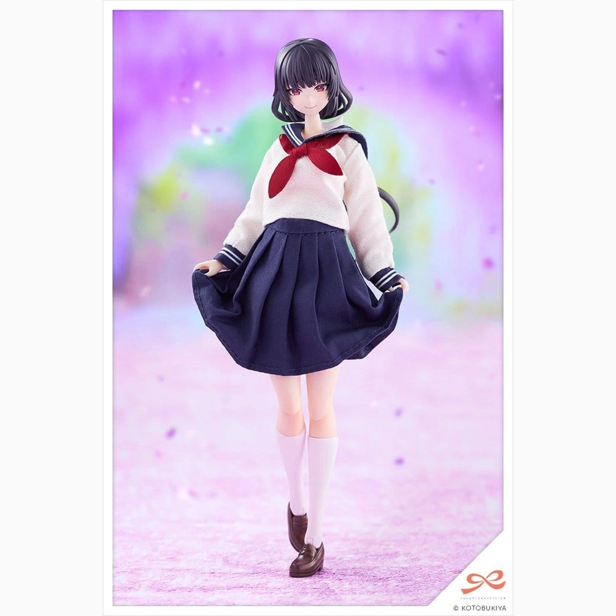 Sousaishojoteien Plastic Model Kit 1/10 Kiru Pla Kuon Yakushiji Touou High School Uniform 16 cm - Image 3