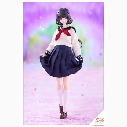 Sousaishojoteien Plastic Model Kit 1/10 Kiru Pla Kuon Yakushiji Touou High School Uniform 16 cm - Image 3