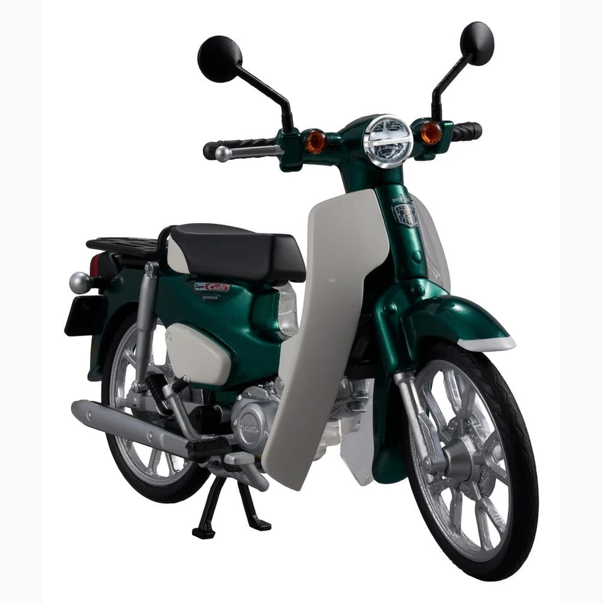 Honda Plastic Model Kit Kaitanics Super Cub 110 Tasmania Green Metallic - Image 1