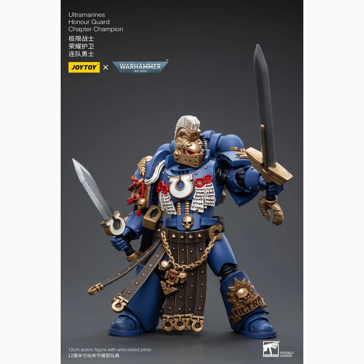 Warhammer 40k figurine 1/18 Ultramarines Honour Guard Chapter Champion 12 cm - Image 6