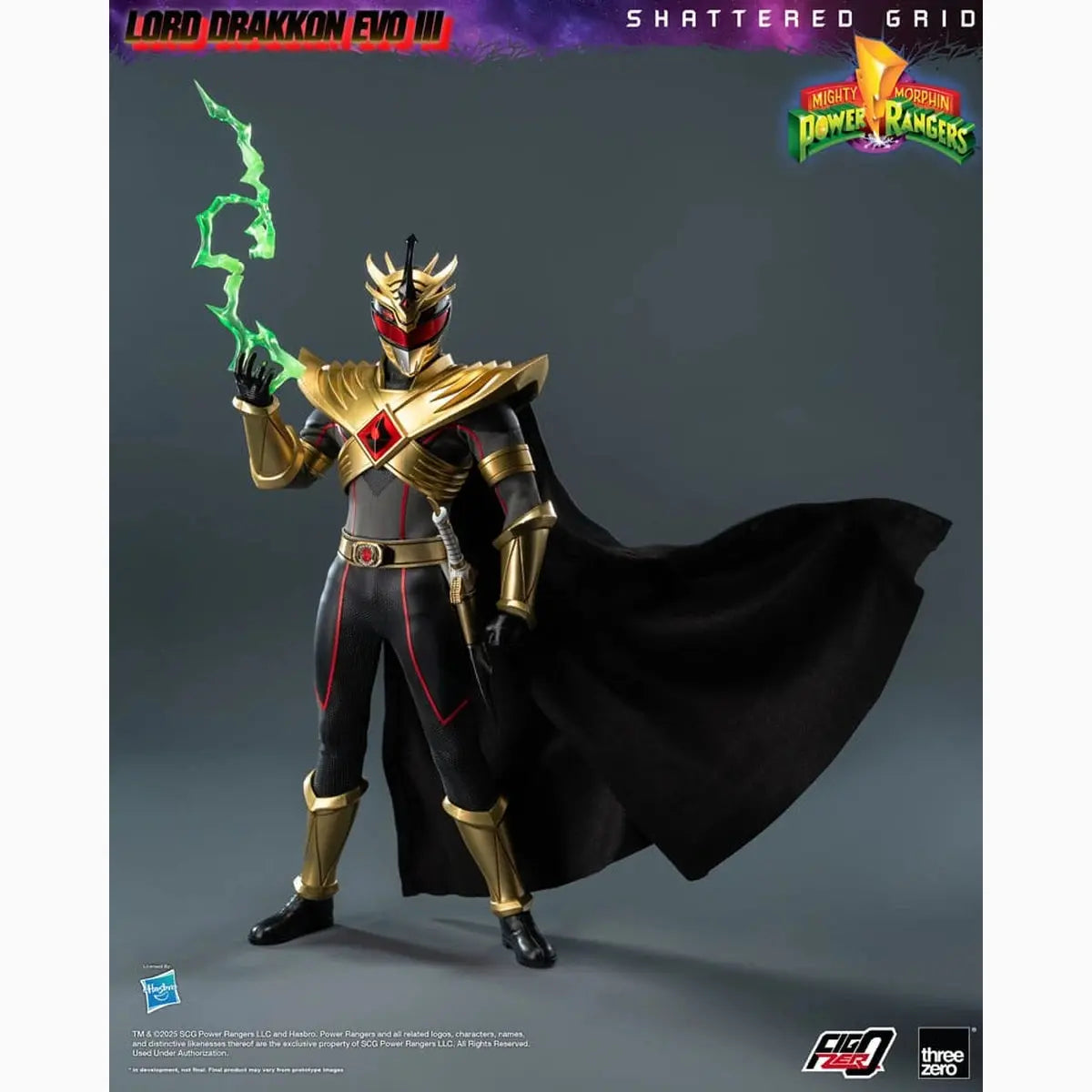 Mighty Morphin Power Rangers Shattered Grid figurine FigZero 1/6 Lord Drakkon Evo III 30 cm - Image ajoutée 24