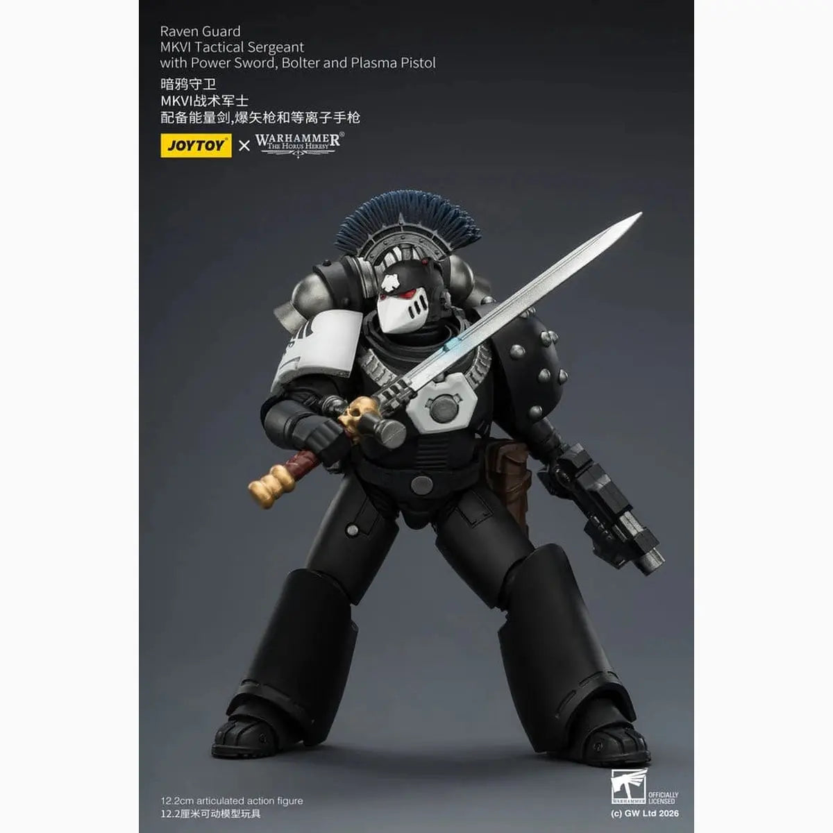 Warhammer 40,000 figurine Raven Guard MkVI Tactical Sergeant 12 cm - Image 7