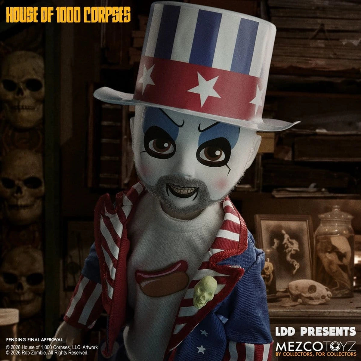 La Maison des mille morts LDD Presents poupée Captain Spaulding 25 cm - Image 6