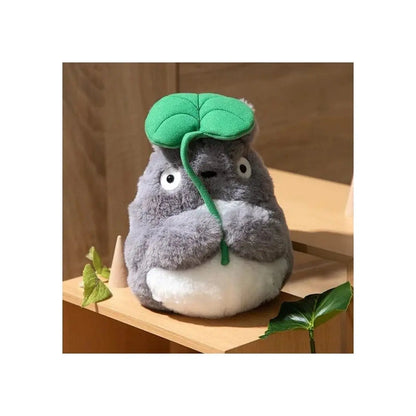 Mon voisin Totoro Nakayoshi Figurine en peluche Big Totoro with leaf 21 cm - Image 5