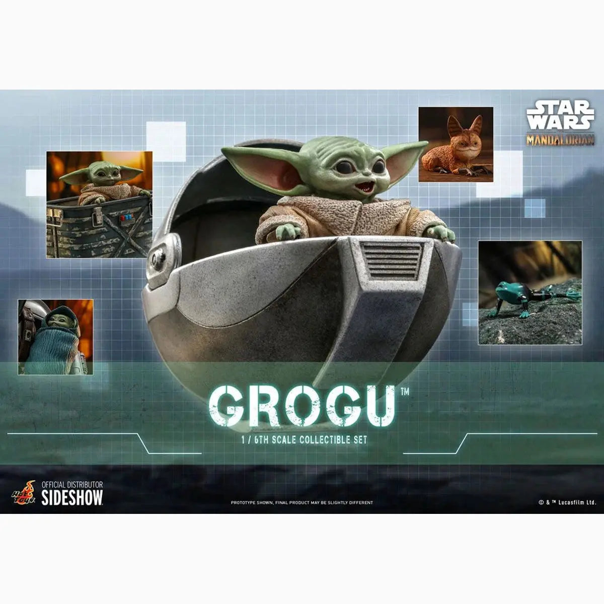 Star Wars The Mandalorian figurines 1/6 Grogu - Image 3