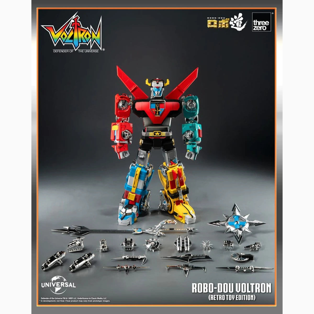 Voltron: Defender of the Universe figurine Robo-Dou Voltron Retro Toy Edition 27 cm - Image 3