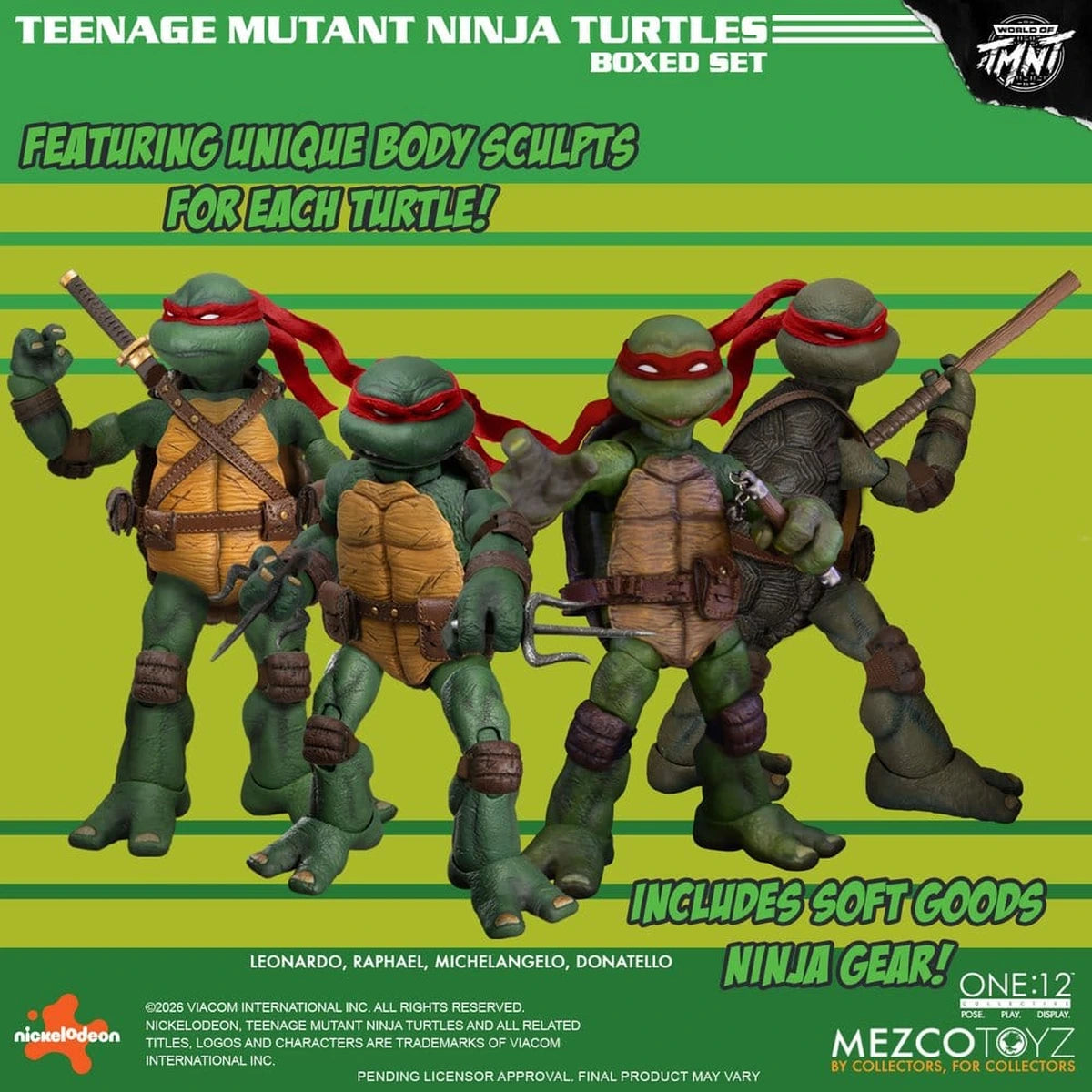 Tortues Ninja One:12 Collective figurines 1/12 Boxed Set 17 cm - Image 3