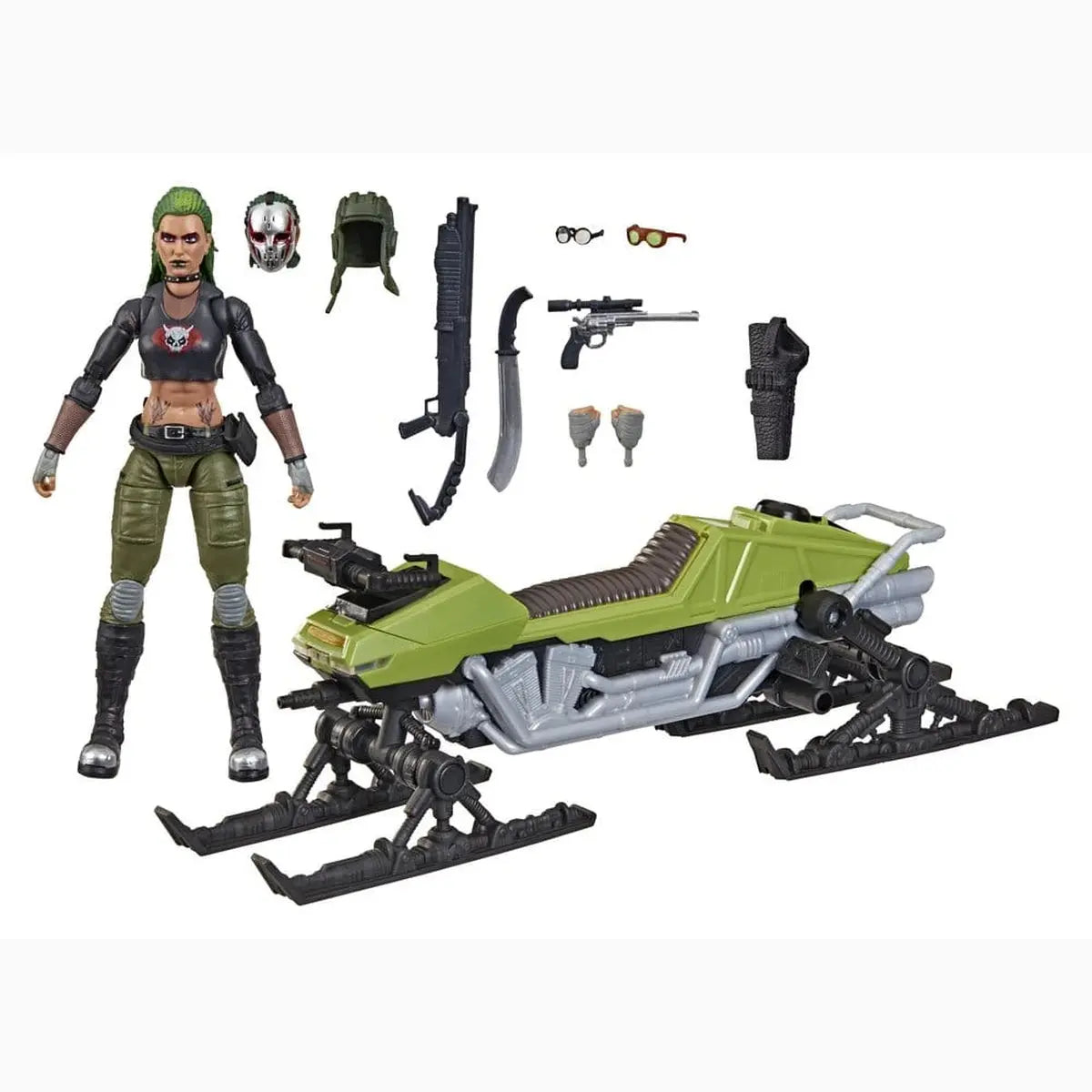 G.I. Joe Classified Series figurine et véhicule #194 Zanya et Dreadnok Chameleon (Swamp Skier) 15 cm - Image 5