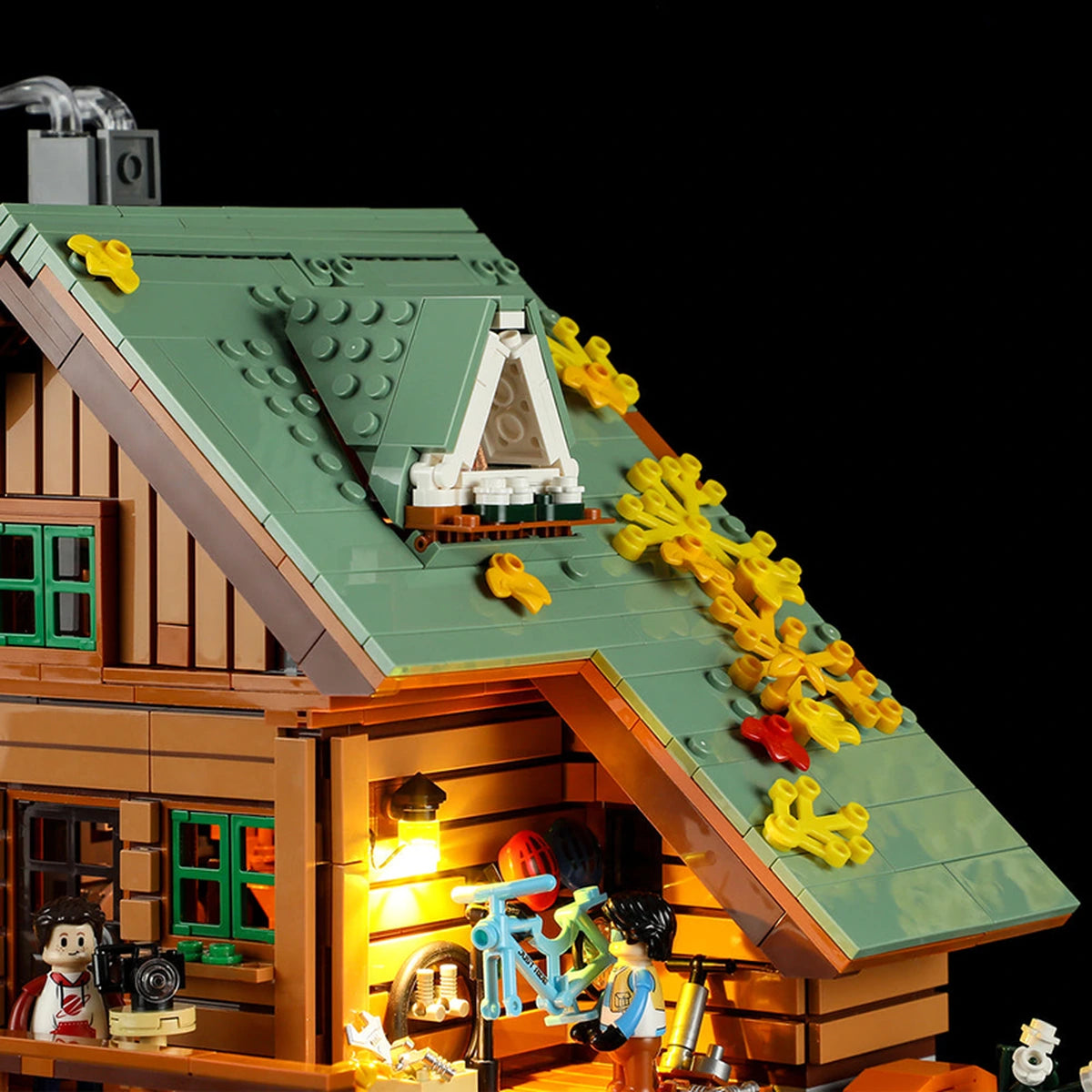 Lumibricks Retro House 10007 Mountain Cabin 2255Pcs - Image 2