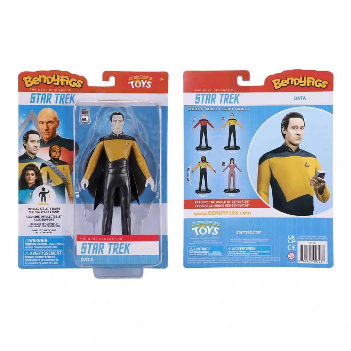 Star Trek: The Next Generation figurine flexible Bendyfigs Lt. Cmdr. Data 19 cm - Image 3