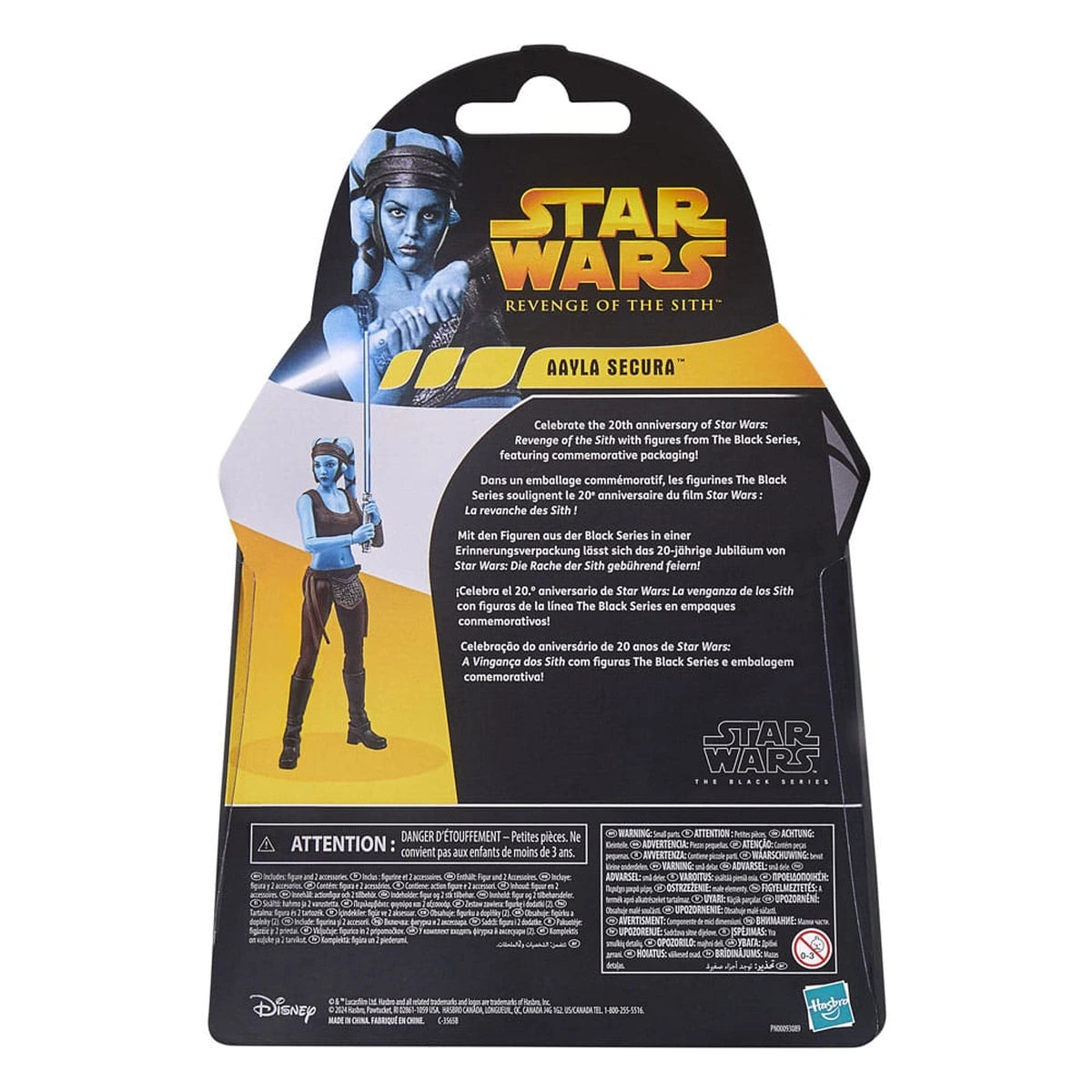 Star Wars Episode III Black Series figurine 20th Anniversary Aayla Secura 15 cm - Image 4