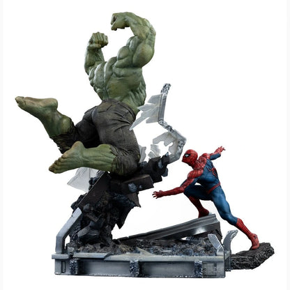 Marvel Comics statuette 1/10 Art Scale Spider-Man vs Hulk 38 cm - Image 6