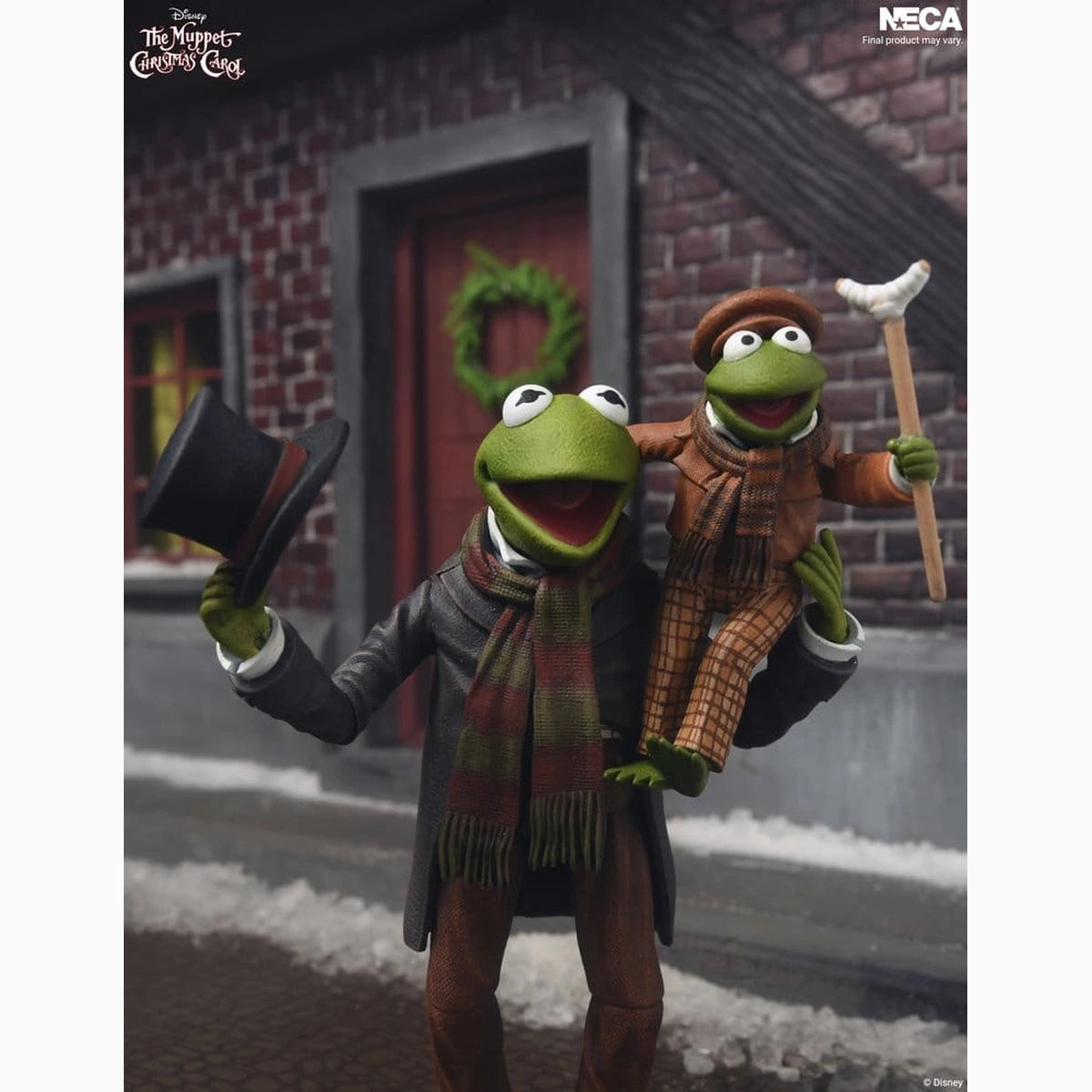 Noël chez les Muppets Ultimate pack 2 figurines Kermit as Bob Cratchit & Robin as Tiny Tim 18 cm - Image 4