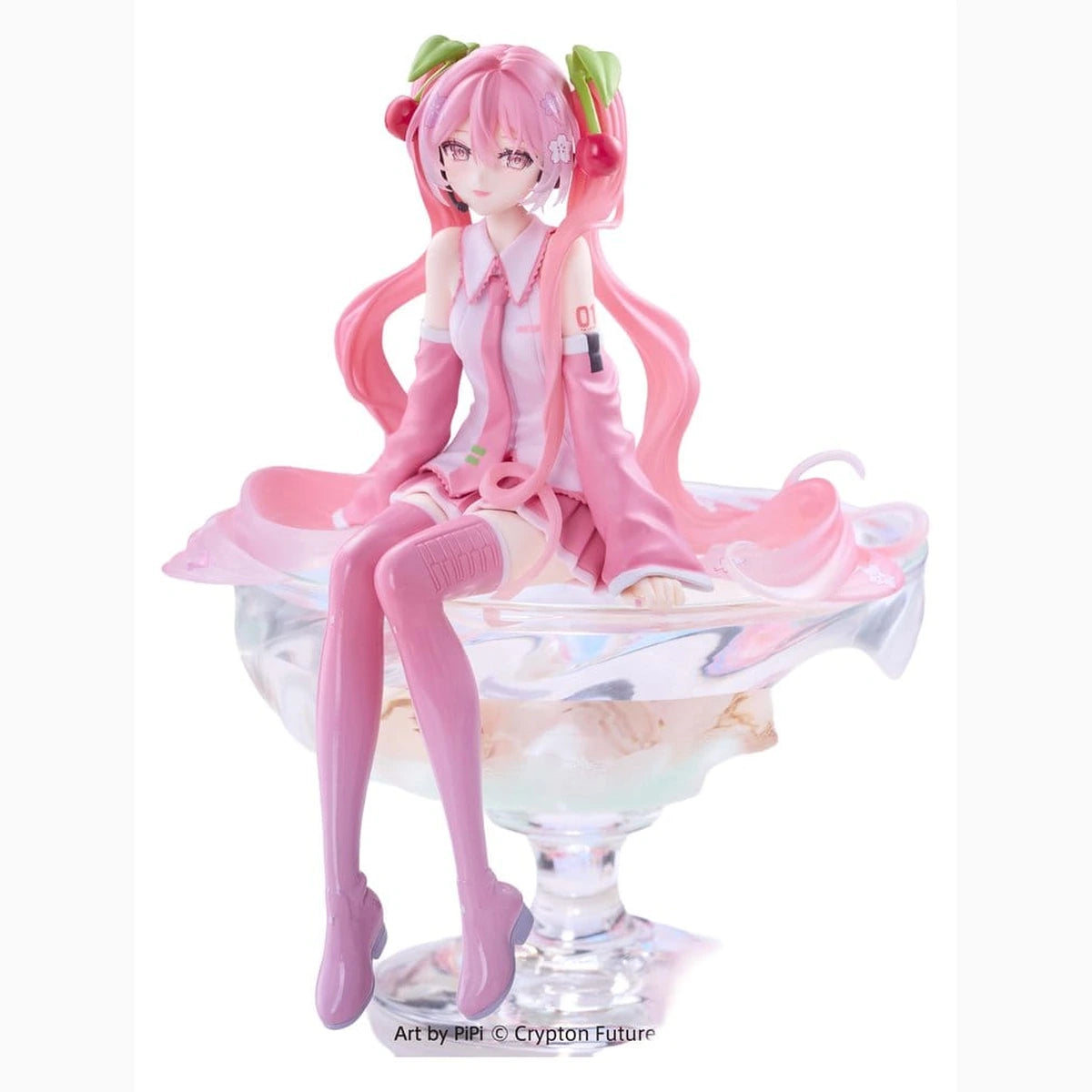 Hatsune Miku figurine PVC Noodle Stopper Sakura Miku 2026 Smile Ver. 14 cm - Image 1