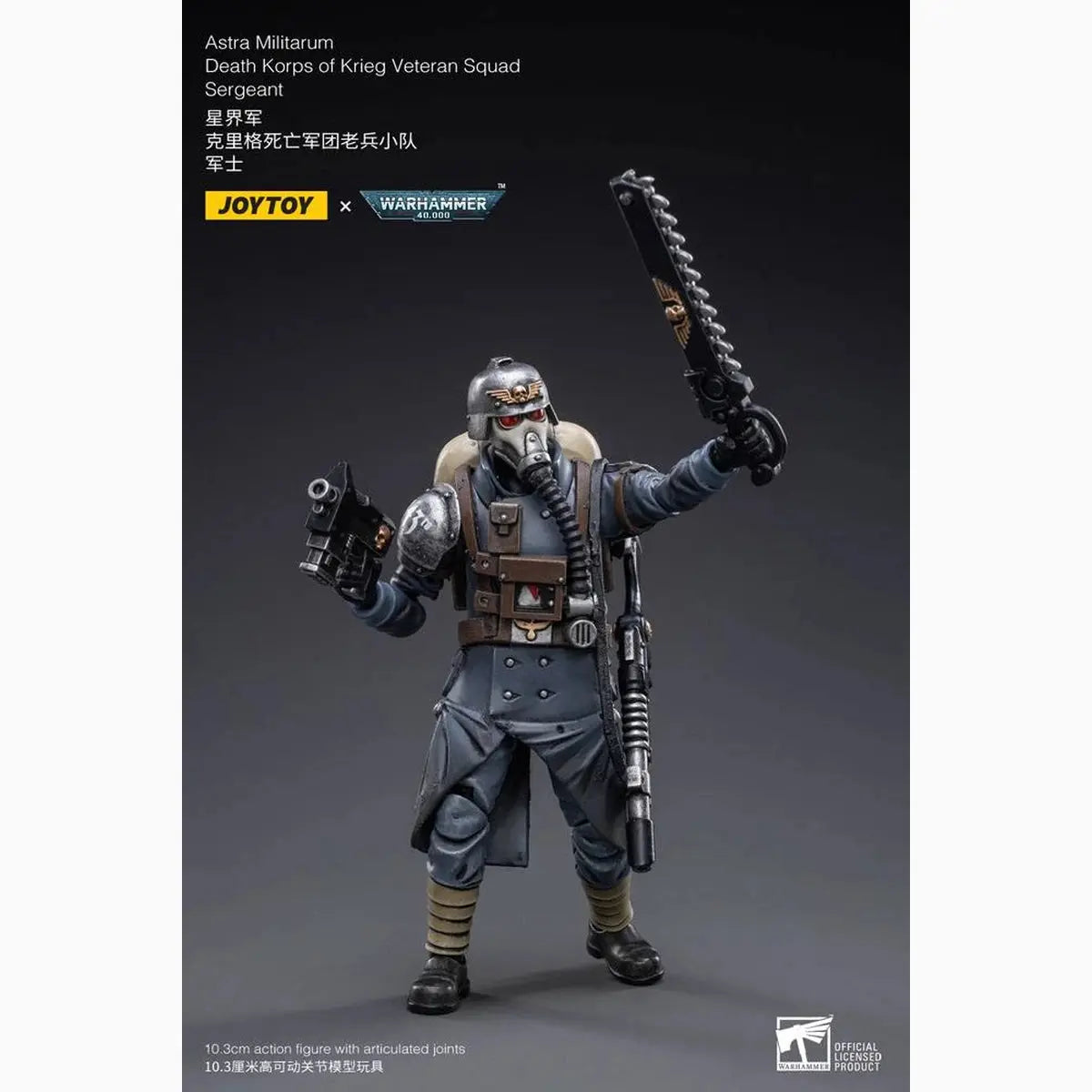 Warhammer 40k figurine 1/18 Death Korps of Krieg Veteran Squad Sergeant 10 cm - Image 5