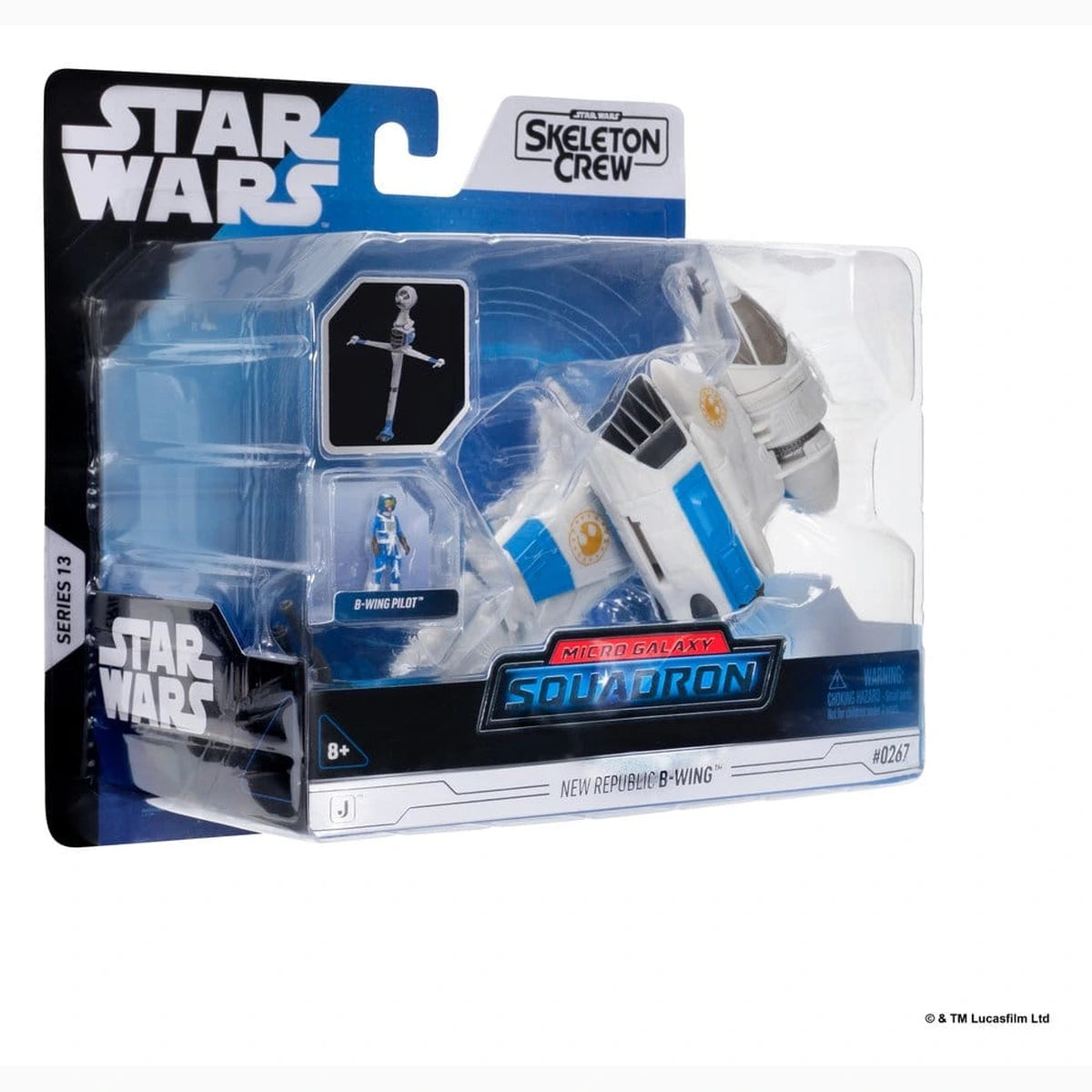 Star Wars Véhicule Moyen & Figurine set Nouvelle République B-wing & Pilote de B-wing - Image 6