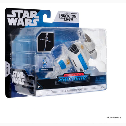 Star Wars Véhicule Moyen & Figurine set Nouvelle République B-wing & Pilote de B-wing - Image 6