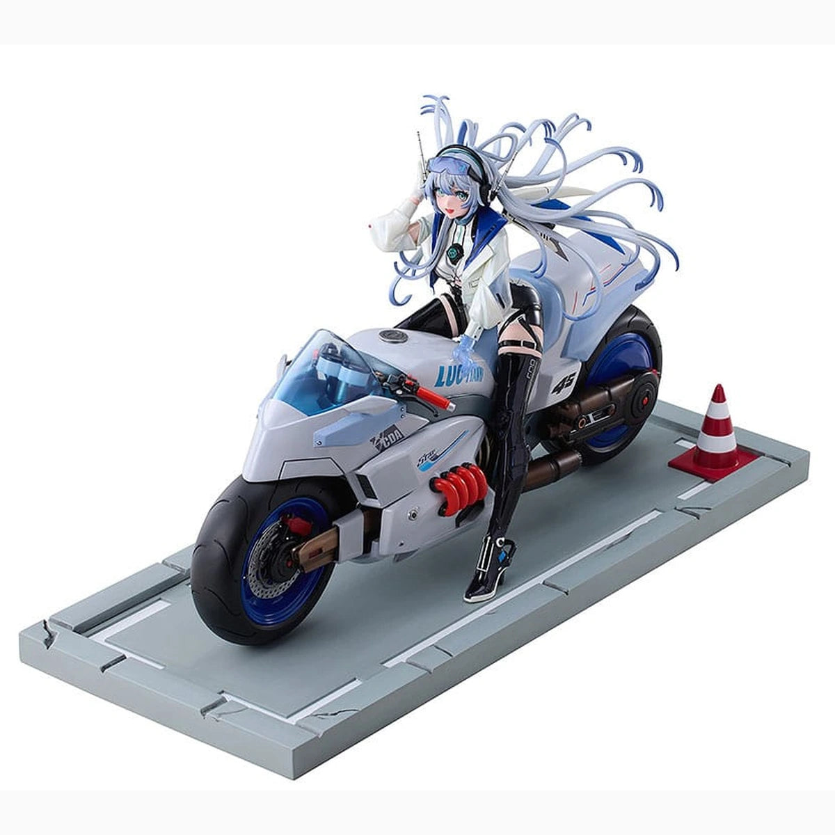 Vsinger statuette PVC 1/7 Vsinger Luo Tianyi Retro-Future Storm Driver Ver. 23 cm - Image 1