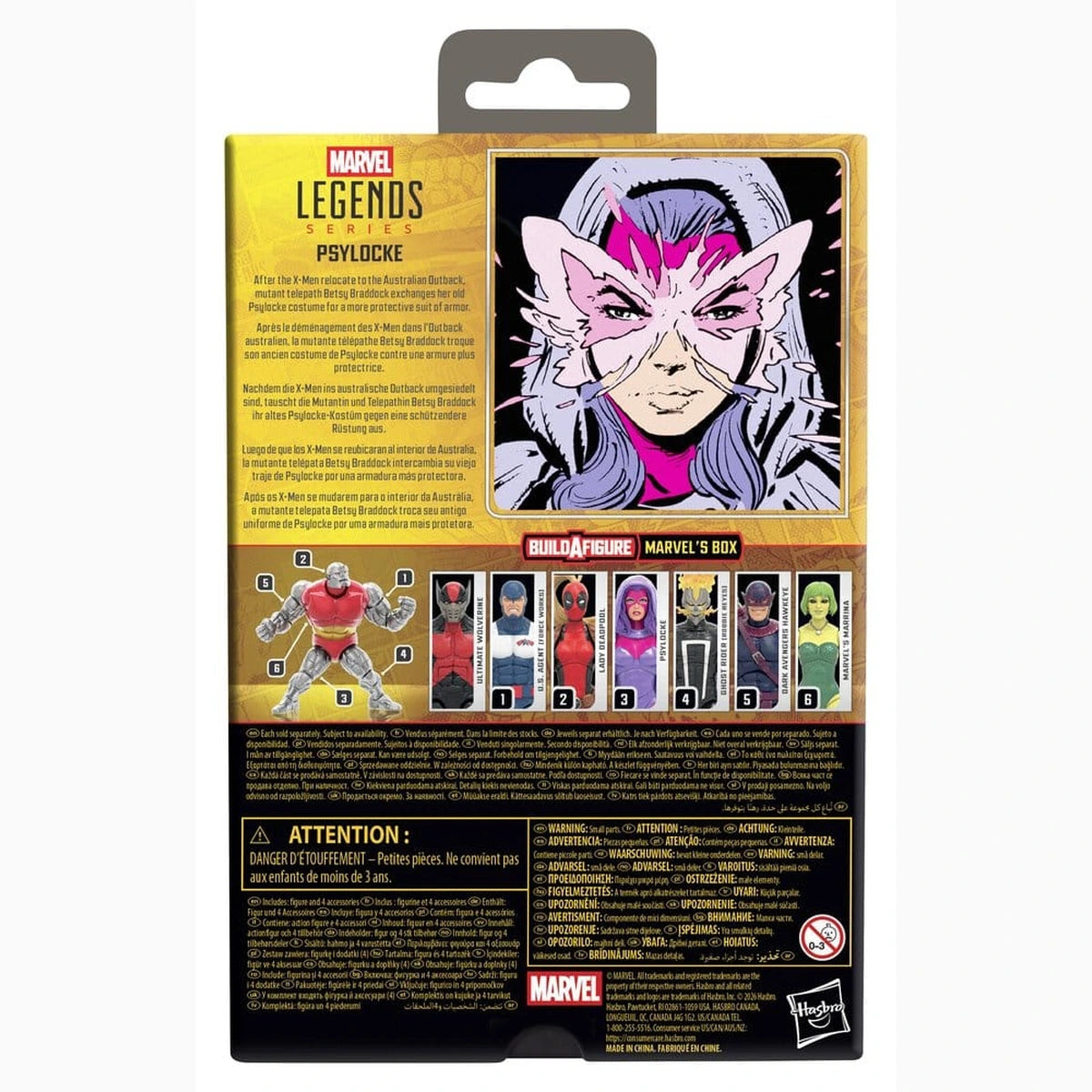 Marvel Legends figurine Psylocke (BAF: Marvel's Box) 15 cm - Image 3