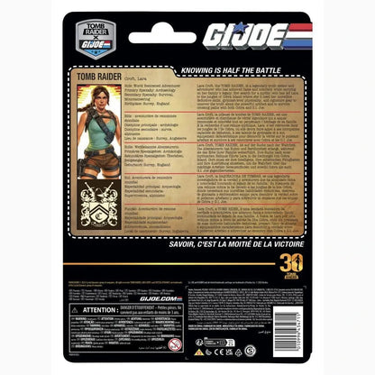 G.I. Joe Classified Series Retro Cardback Collaborative figurine Lara "Tomb Raider" Croft 15 cm - Image ajoutée 10