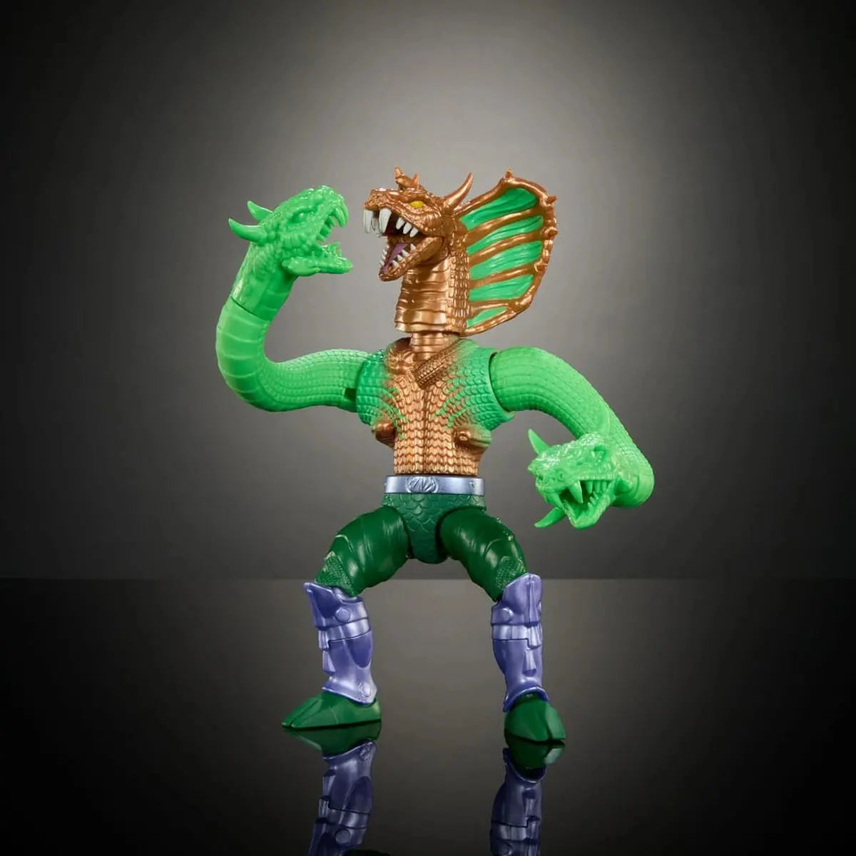 MOTU x TMNT: Turtles of Grayskull figurine Deluxe King Hiss 14 cm - Image 6