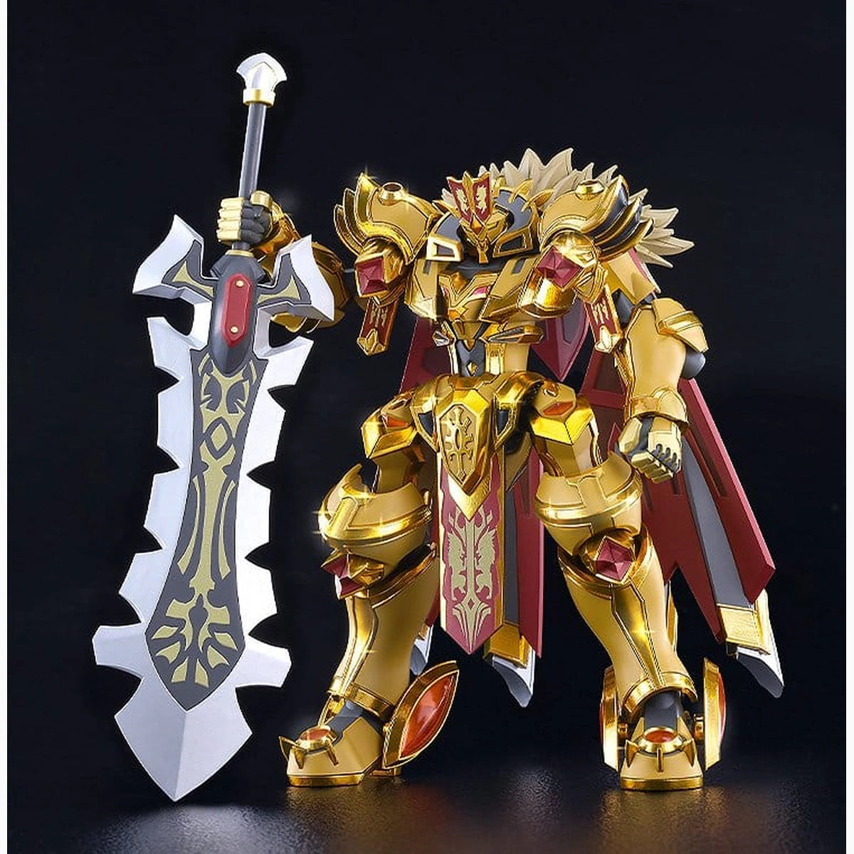 Knight's & Magic Plastic Model Kit Moderoid Goldleo: Royal Metallic Ver. 14 cm - Image 3