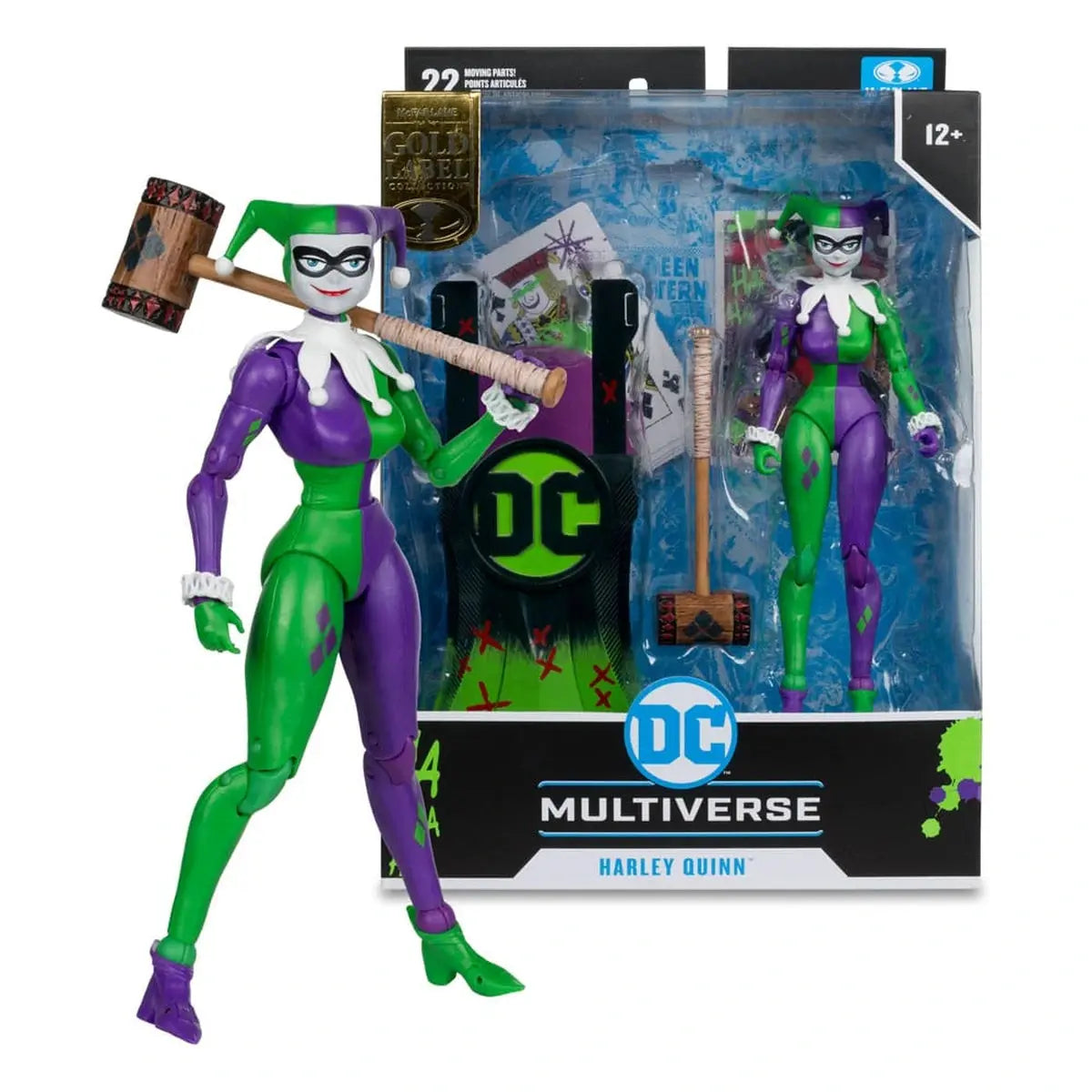 DC Multiverse figurine Harley Quinn (DC Classic) Jokerized (Gold Label) 18 cm - Image 6