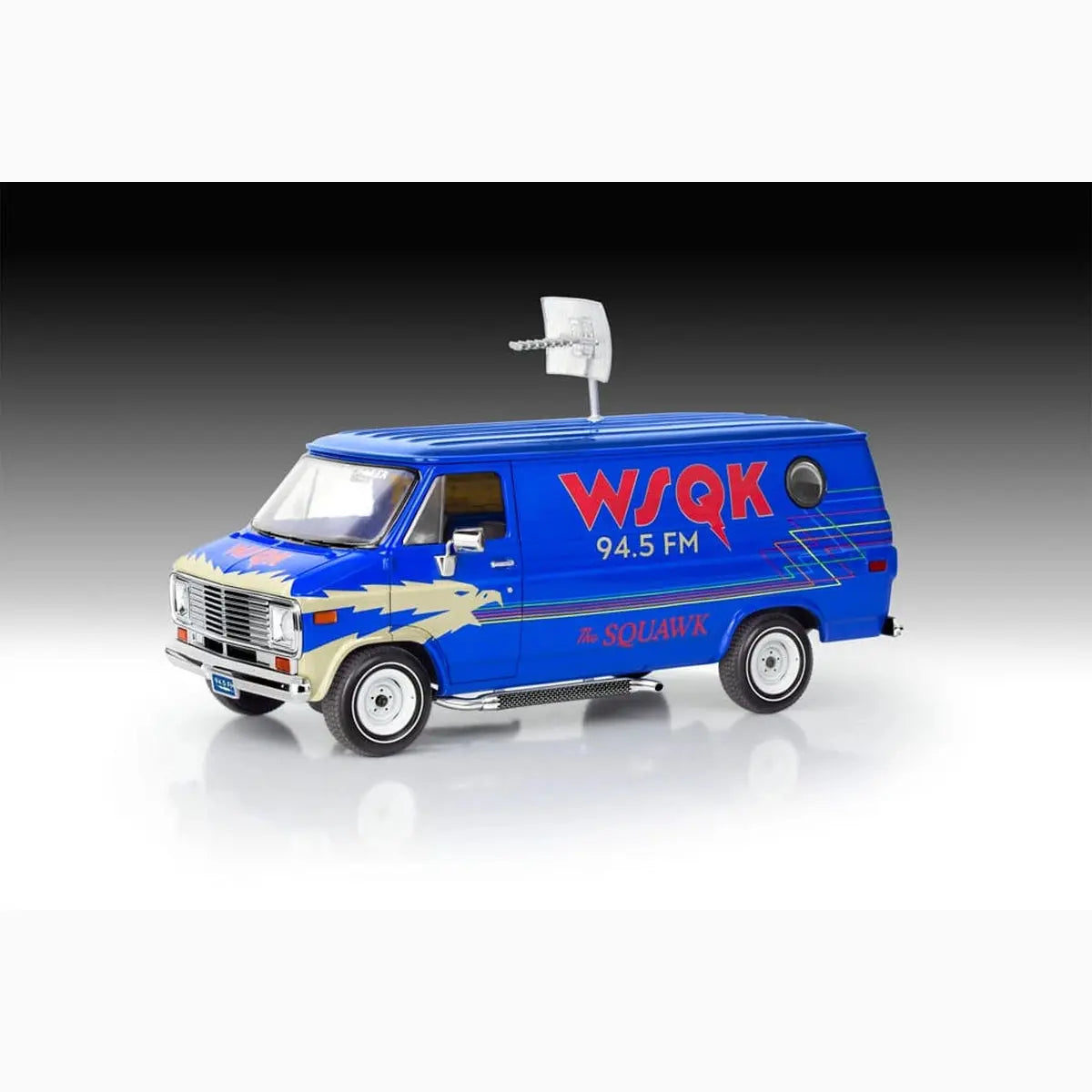 Stranger Things Model Kit 1/25 Squawk Van (Aqua Color) 21 cm - Image 4