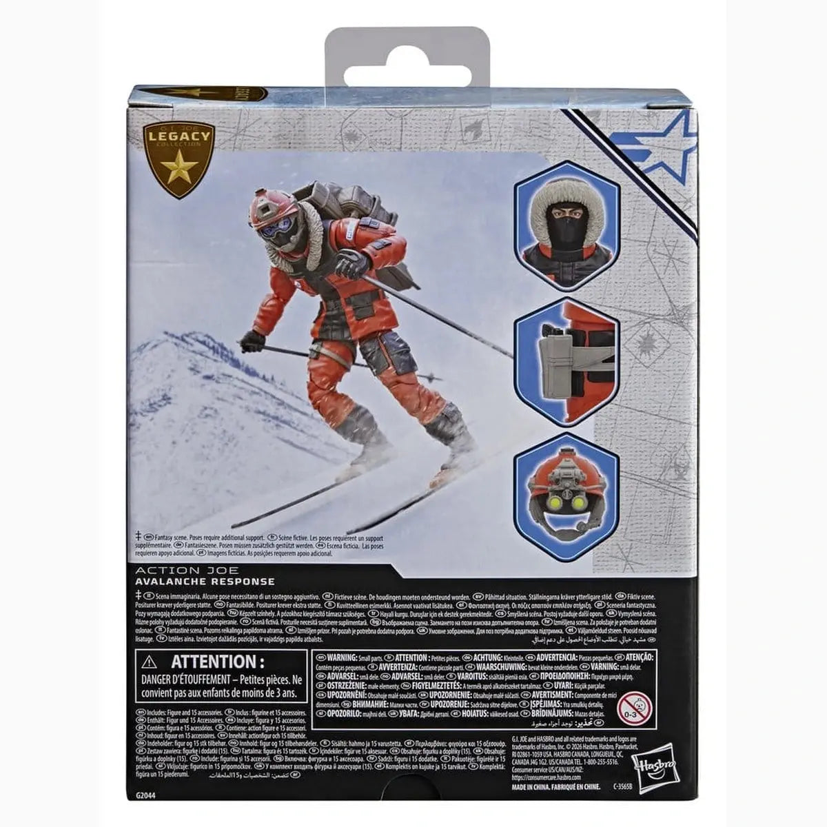 G.I. Joe Classified Series Legacy Collection figurine Action Joe - Avalanche Response 15 cm - Image 3