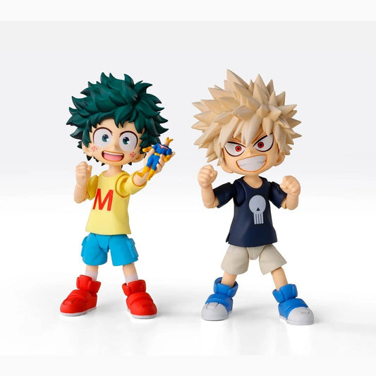 My Hero Academia figurine S.H.Figuarts Izuku Midoriya & Katsuki Bakugo -Childhood Set- 9 cm - Image 1