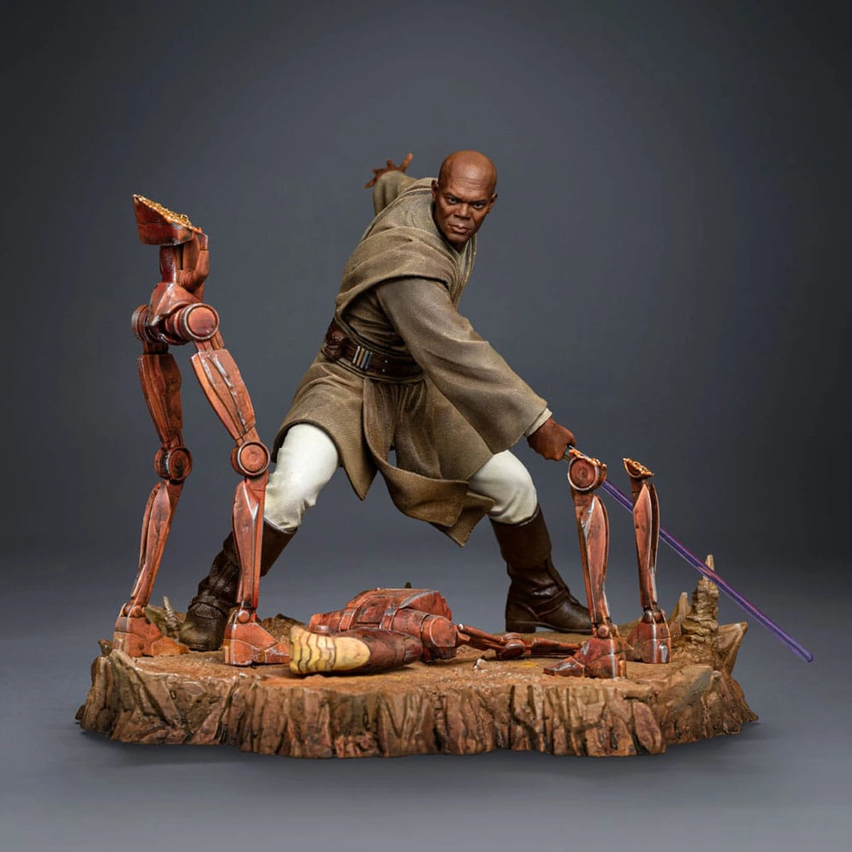 Star Wars statuette 1/10 Art Scale Mace Windu 18 cm - Image 4